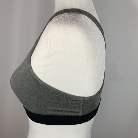 Nike Dri-Fit Grey Logo Sports Bra - Picture 3 of 5